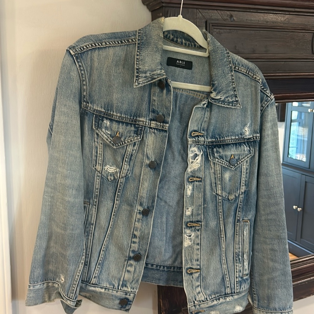 ABLE Jean jacket size small